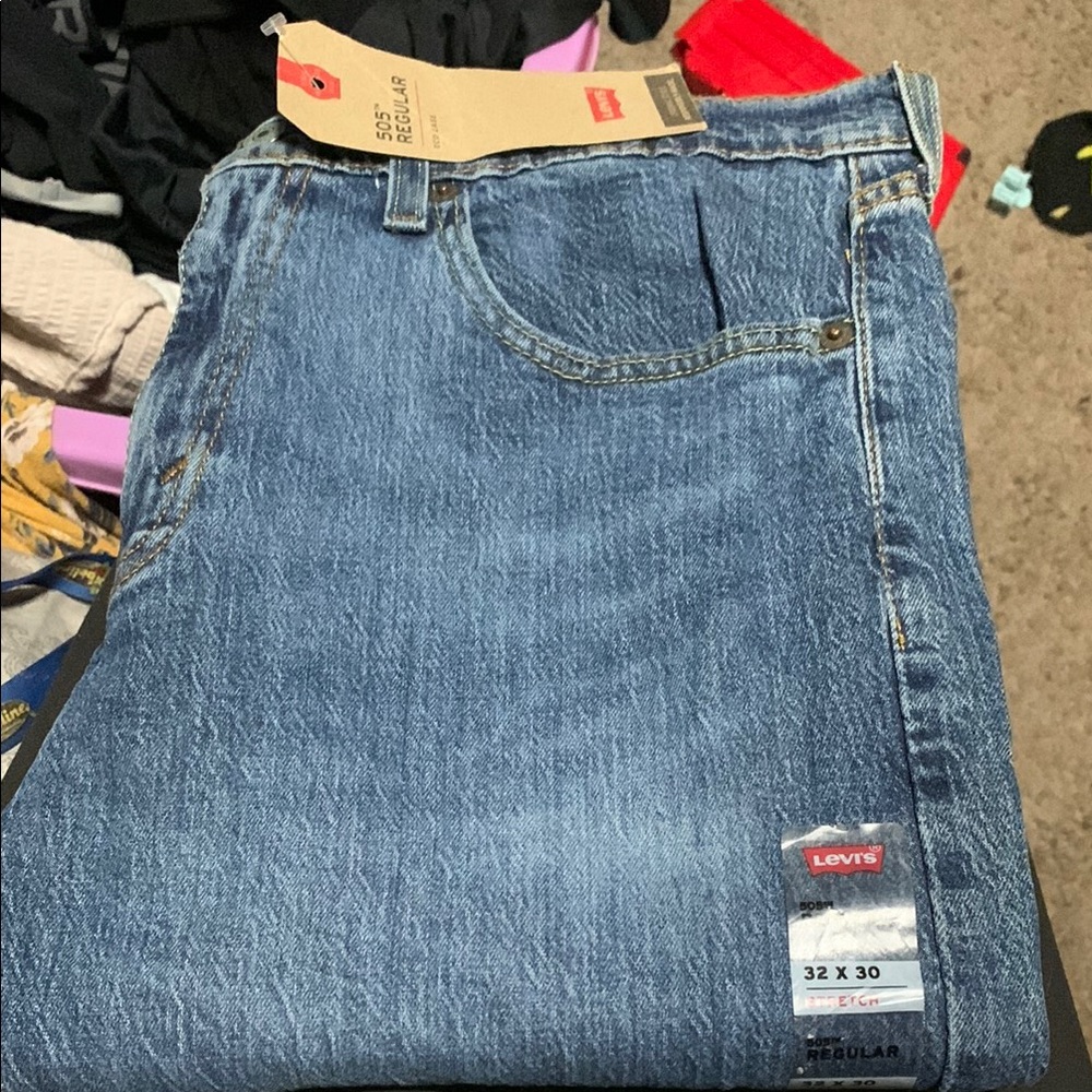 Levi's Blue Straight Jeans